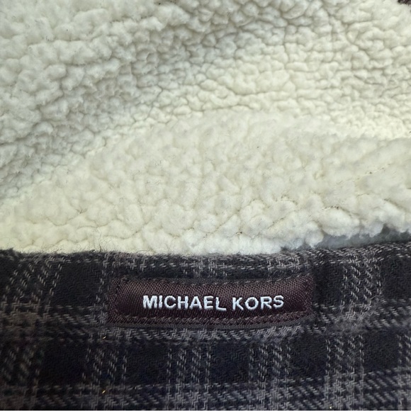 Michael Kors Sherpa Lined Shirt Jacket - Picture 11 of 14